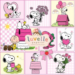 Pink Dog Patchwork Seamless Pattern, Floral Puppy Fabric, Spring Nursery (Digital Download)