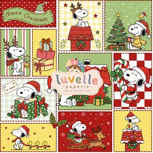 Christmas Dog Seamless Pattern, Holiday Patchwork Digital Paper (Digital Download)