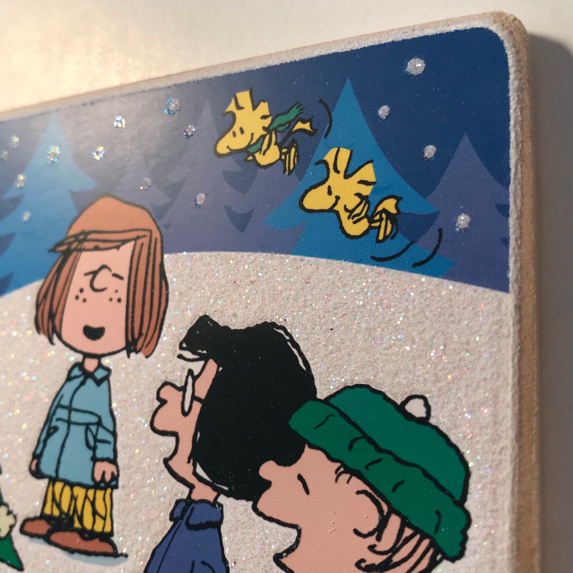 Charlie Brown Christmas / Wood Picture Plaque / Beautiful Etsy