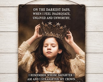 Inspirational Daughter Quote • Wood Sign or Print To Frame Yourself • Greeting Cards Available Too •