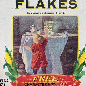 Vintage Kelloggs Corn Flake Sign - Etsy