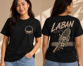 Chemise de tennis philippine, Buhay ang Laban Panalo ang Puso Tee, Sampaguita Racket Design