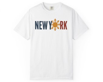 -shirt avec logo soleil de New York | T-shirt américain Pinoy Pride
