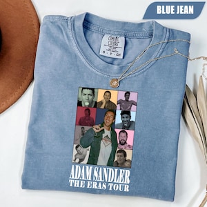 Comfort Colors® Adam Sandler Eras Tour Shirt, Retro Comedy Movie Star Tee, Vintage 90s Humor Top, Funny Actor Fan Gift, Trendy Shirt