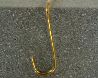 Christmas Stocking Hooks Hangers Holders Bronze for Flat Front Mantels