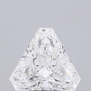 4.11ct E VVS2 Triangle Cut Lab Grown Diamond | Loose Triangle Diamond | Certified Fancy Shape Center Stone | Custom Fine Jewelry