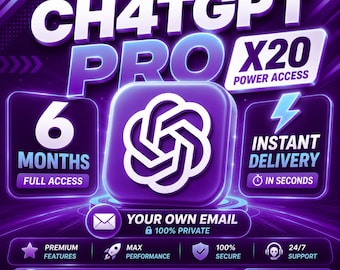 Chatgpt Pro 6 Month Access with 100% Warranty