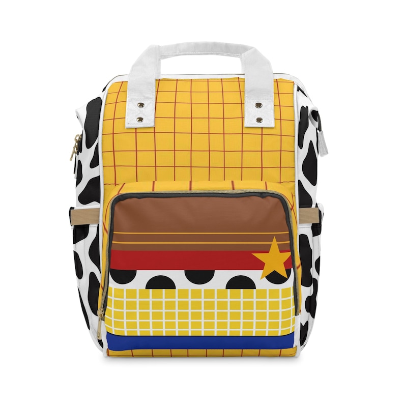 Toy story Diaper Backpack | Kids Cowboy Star Design image 1