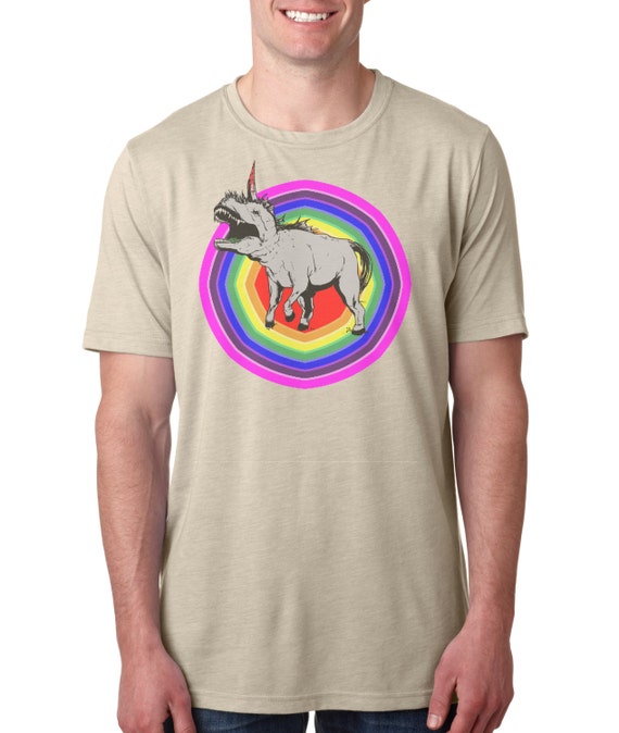 Dinocorn Unicorn t-shirt RETRO style
