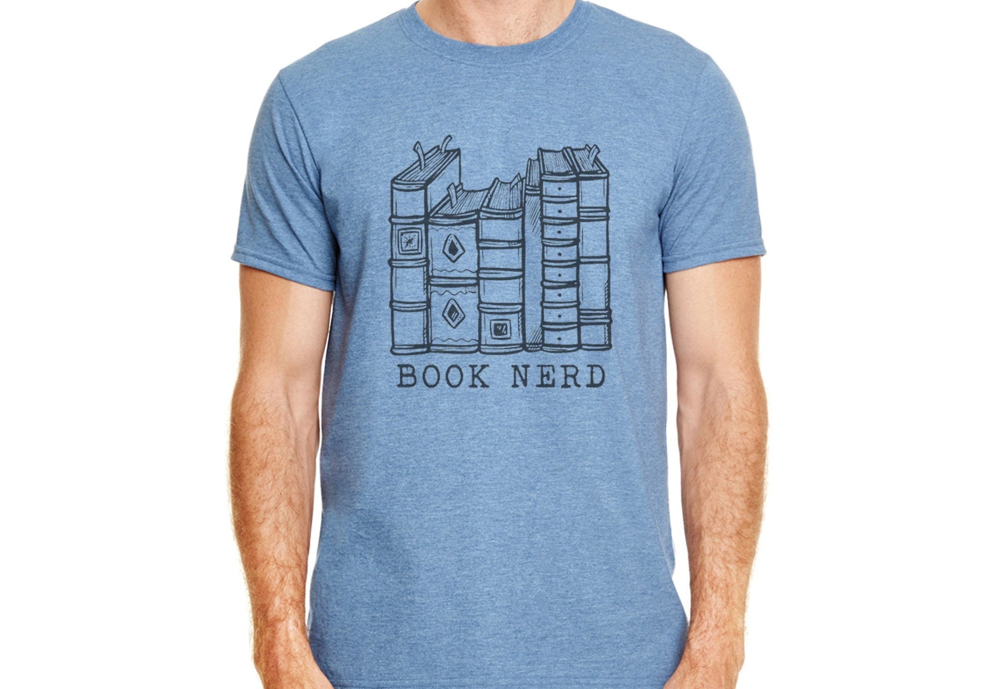 Book Nerd T Shirt Mens Tshirt Mens Gift Graphic Tees Etsy