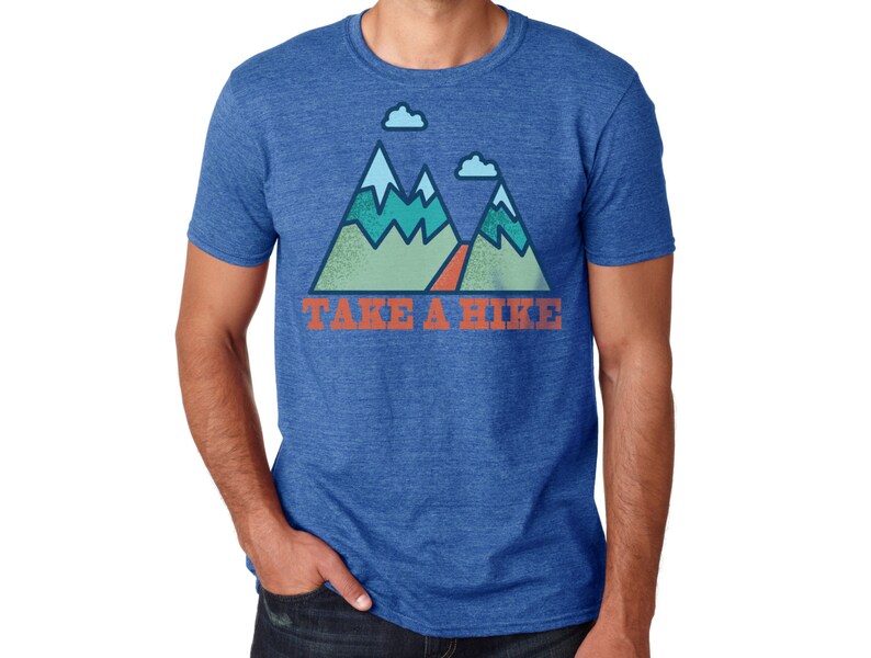Men's Tshirt Hiking Shirts Hiking Tshirt Camping Etsy