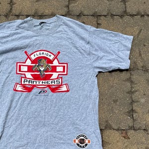 Grand - T-shirt vintage des Panthers de la Floride pour joueur professionnel de la LNH