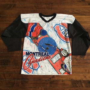 Montreal Canadiens CCM jersey animated confetti NHL hockey small medium