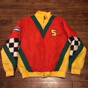 Nascar racing jacket Terry Labonte hendrick motorsports racing team vintage winter coat full zip Medium