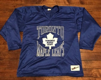 Toronto Maple Leafs Jersey vintage Ravens graphic NHL hockey blue Large / XL