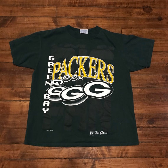Green Bay Packers tshirt vintage 1993 graphic tee… - image 1