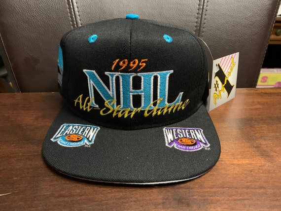 RARE 1995 NHL All-star Game Snapback Hat 1 Apparel 