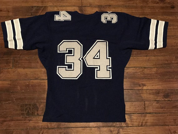 HERSCHEL WALKER DALLAS COWBOYS VINTAGE 1980'S RAWLINGS SIGNED JERSEY A -  Bucks County Baseball Co.