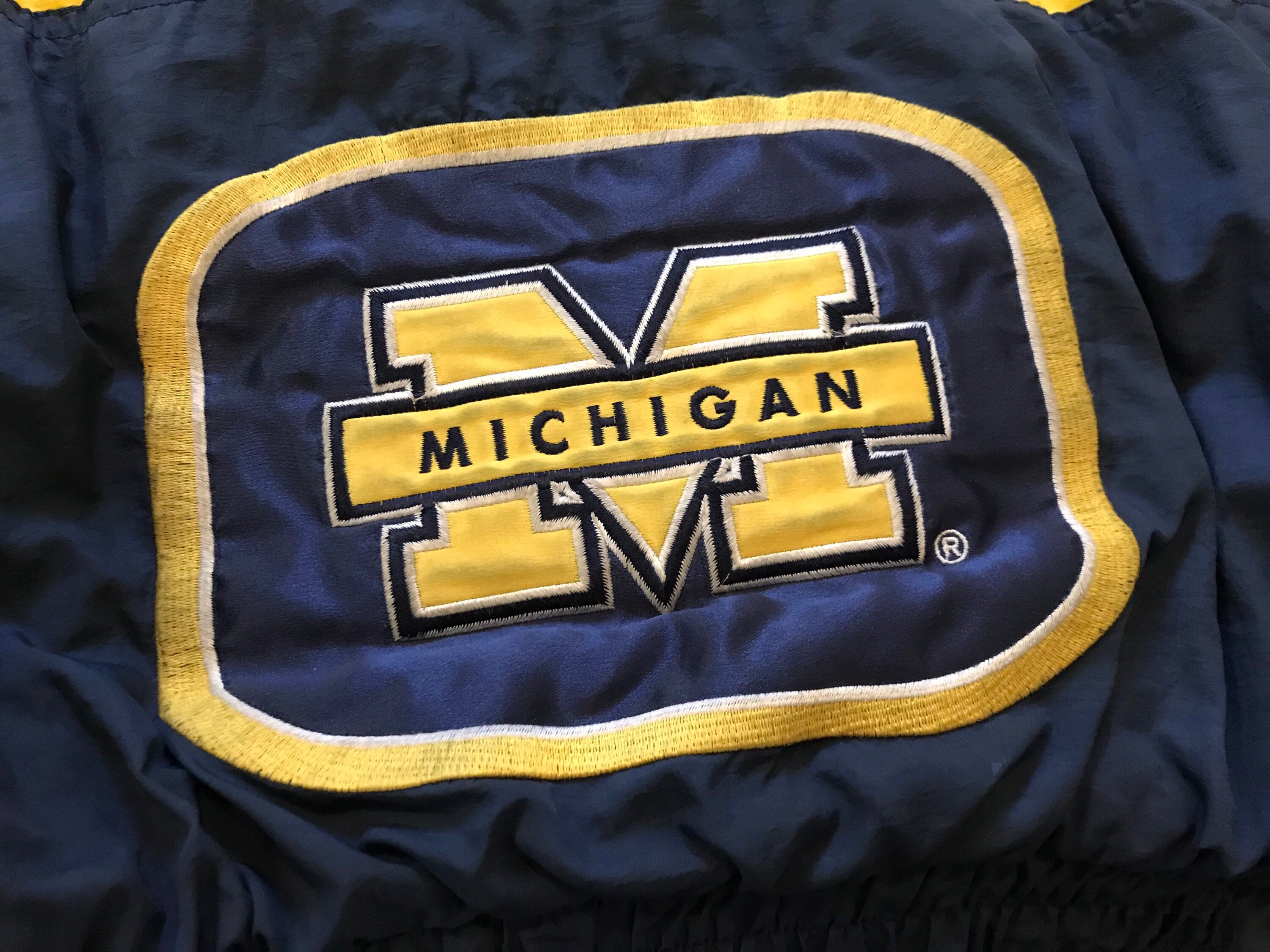 Michigan wolverines winter jacket vintage parka NCAA football | Etsy