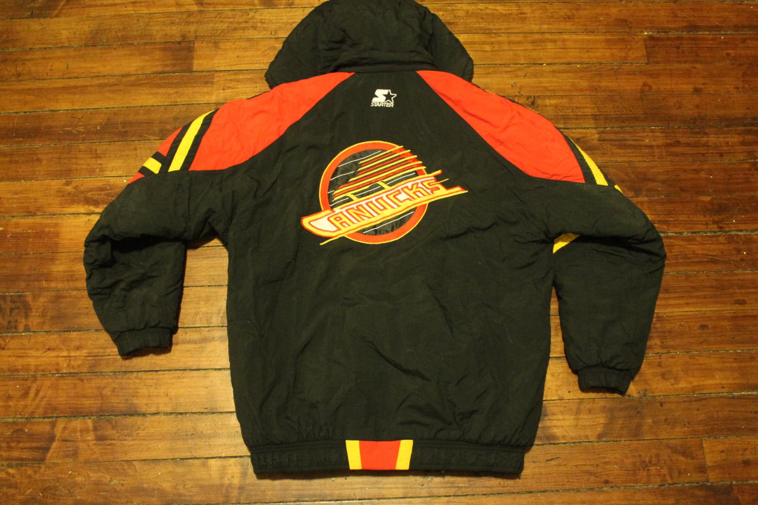 STARTER, Jackets & Coats, Vancouver Canucks Starter Throwback Logo Jacket  5x