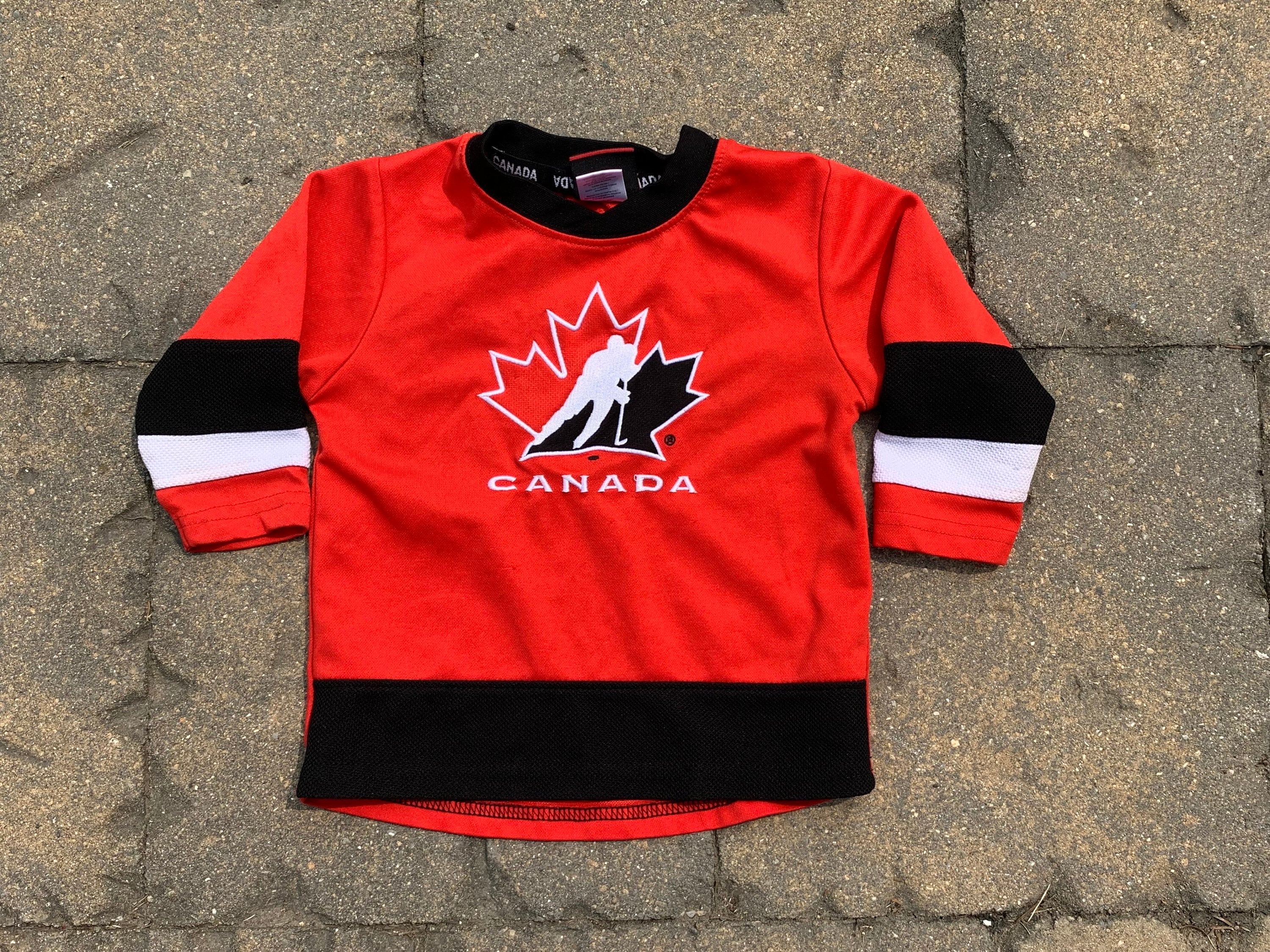 nwt~Nike IIHF CANADA TWILL OLYMPICS Hockey Top 3RD Jersey Away Shirt~Mens  Medium