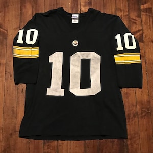 Pittsburgh Steelers 3/4 Ärmel Kordell Stewart Jersey Tshirt beunruhigtes Vintage Profispieler NFL Football-Shirt XL