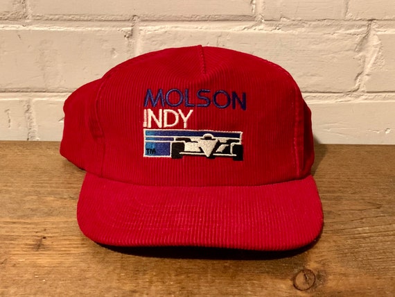 Vintage Molson Indy Corduroy Snapback 