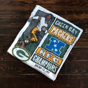 Green Bay Packers starter tshirt vintage 1997 NFC champs NFL football graphic tee shirt XL 2XL