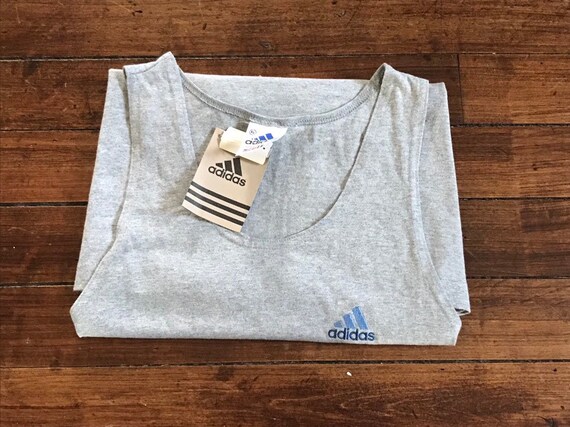 Deadstock Adidas Workout Shirt Mens Sleeveless Tank Top Deadstock