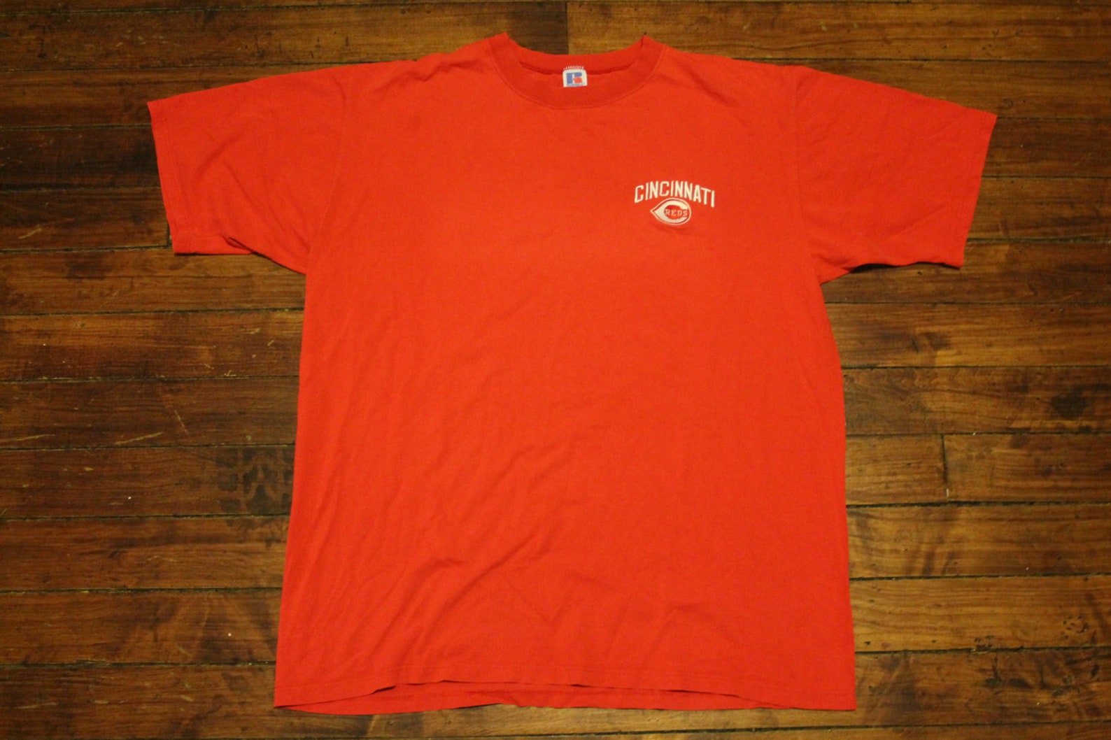 Cincinnati Reds shirt plain red tshirt with stitched emblem | Etsy