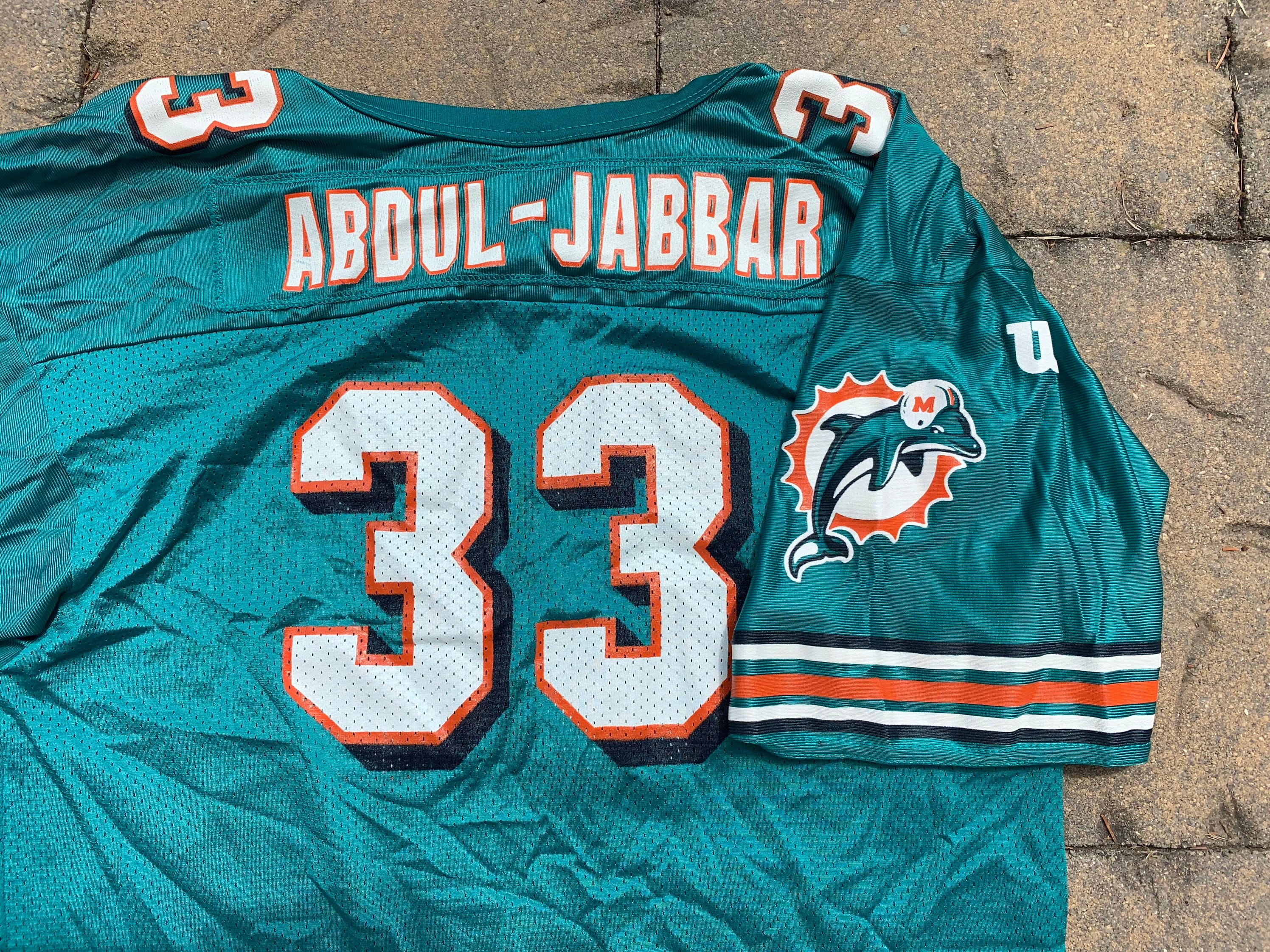 Miami Dolphins Jersey Vintage Kareem Abdul-jabbar Wilson NFL -   Sweden