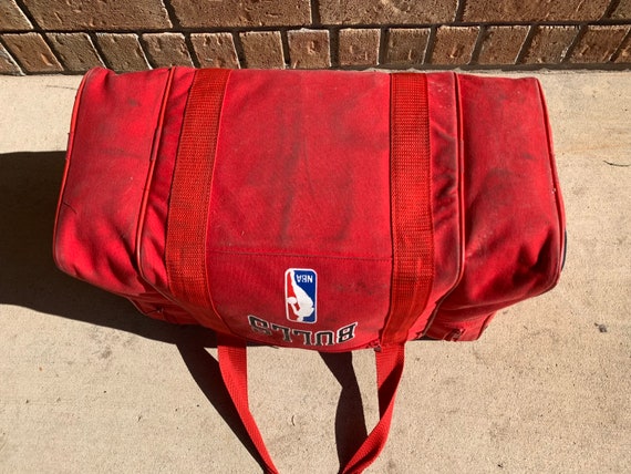 Chicago Bulls Starter Duffel Bag Vintage NBA Basketball Gym 