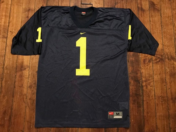 Michigan Wolverines Nike Team Football Jersey Mesh 1 NCAA - Etsy Australia