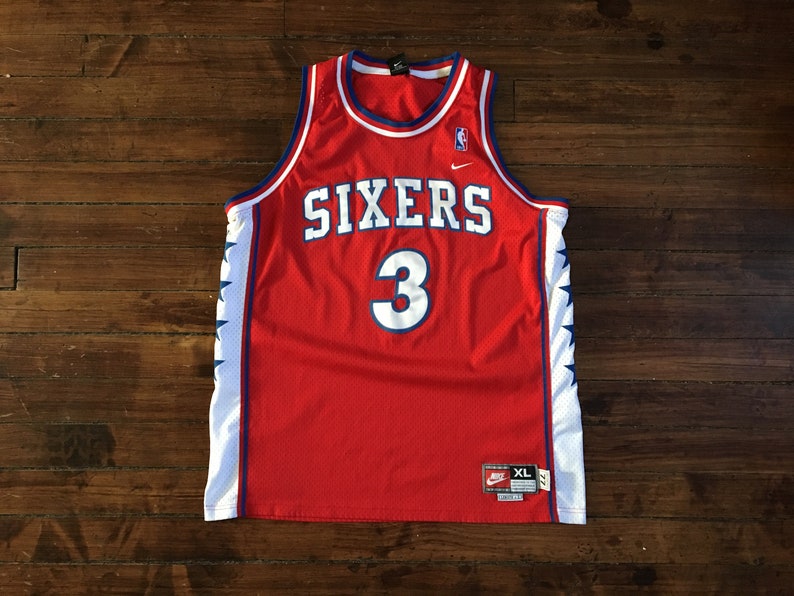 red iverson jersey