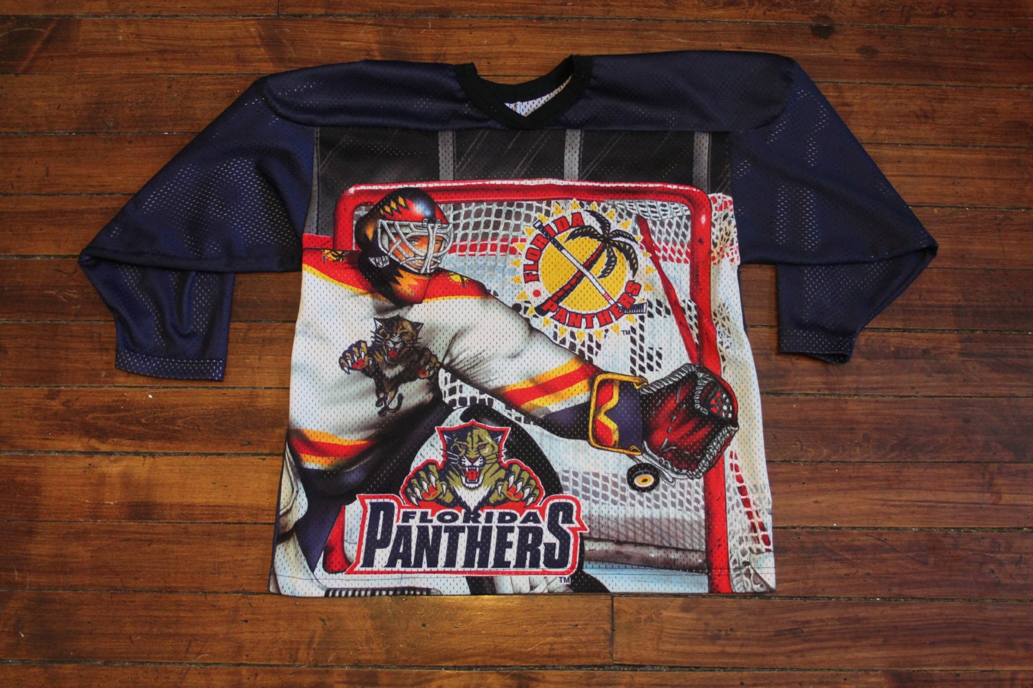 Florida Panthers Custom 00 Player Home Red Jersey Jersey - Bluefink