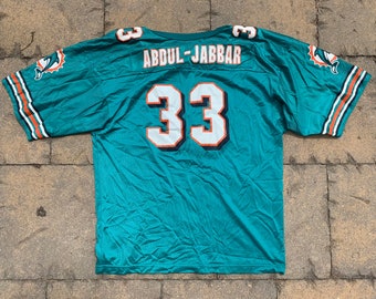 Miami Dolphins Jersey Vintage Kareem Abdul-jabbar Wilson NFL
