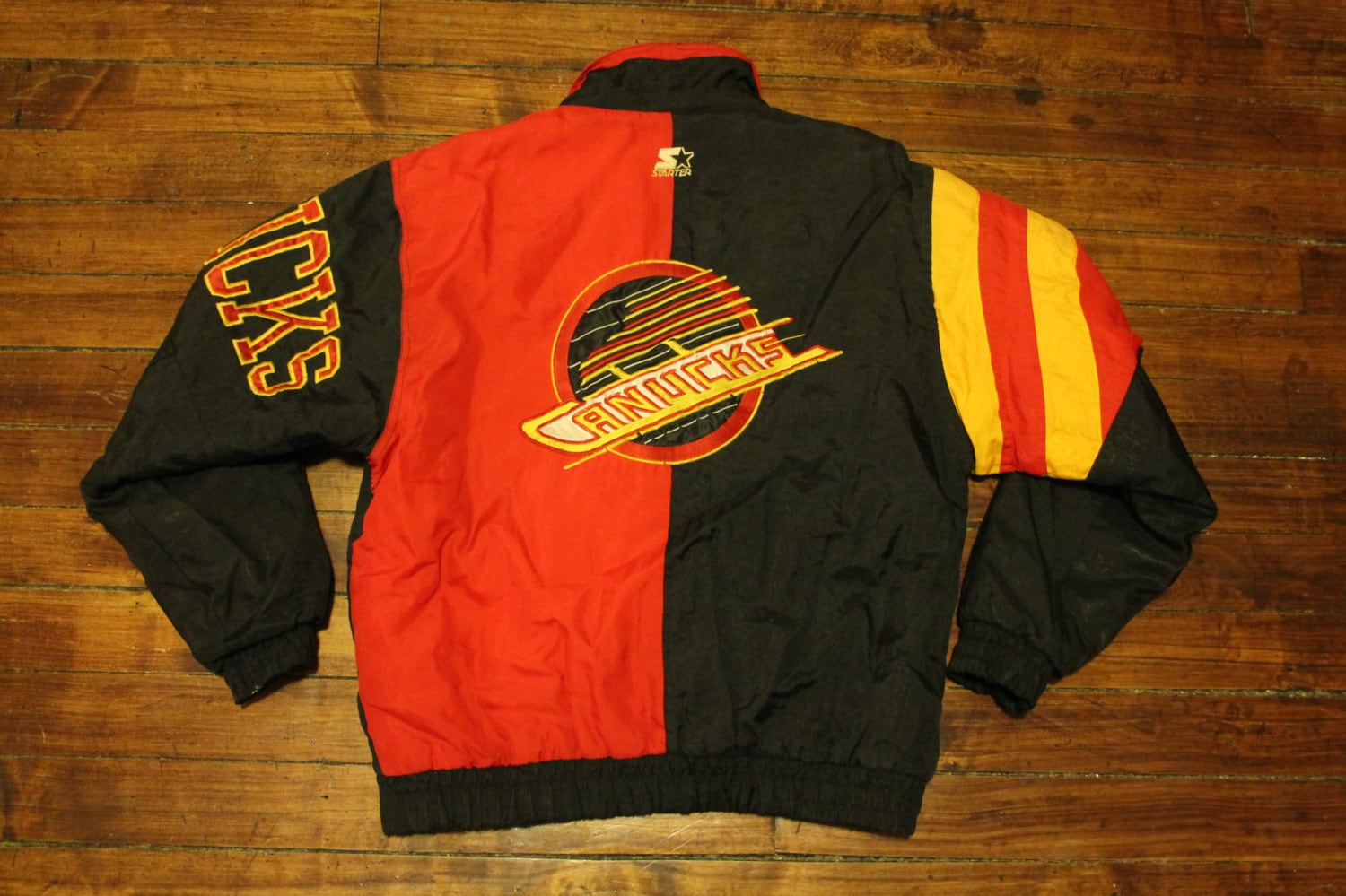 Starter Vancouver Canucks Jacket NHL Fan Apparel & Souvenirs for sale