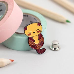 Otter Enamel Pin image 1