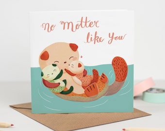 Otter Mother's day Card