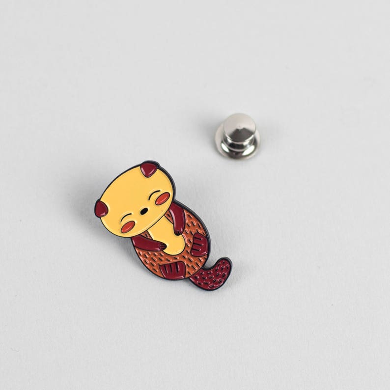 Otter Enamel Pin image 2