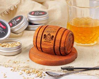 Kit personalizado de ahumador de whisky de madera, regalos de vino grabados con caja de regalo para esposo, padre o padrino de boda, juego personalizado de ahumador de bourbon para cócteles.