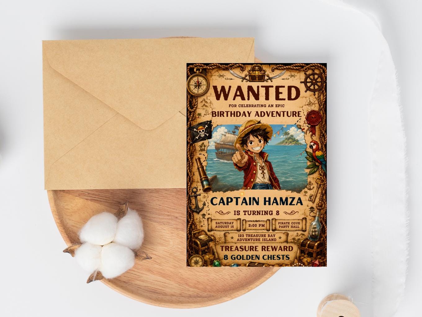 One piece wanted poster - Etsy 日本