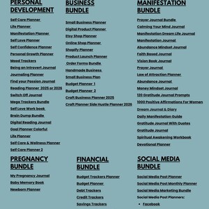 Ultimate 7,500+ Done-For-You Canva Planner, Journal & Tracker Mega Bundle image 7