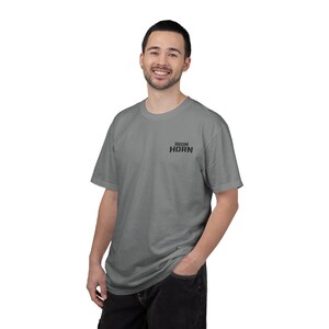 Iron Horn Shirt, Gym Graphic Tee, Athletic Bodybuilding T-Shirt, Beastmode, GOAT image 9