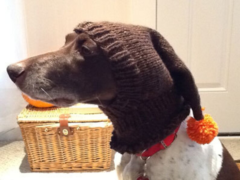 Hand Knit Dog Stocking Hat Etsy