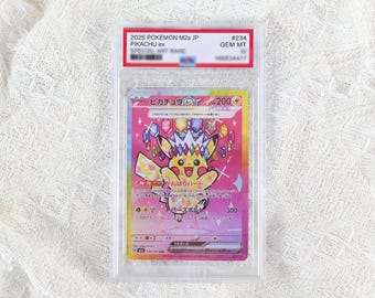 PSA 10 PIKACHU Ex Full Art UR 236/187 Terastal Festival Ex