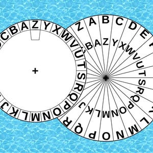 Diana Criptosystem Code Wheel Cipher Disks immagine 1