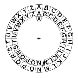 Caesar Cipher Wheel Code Disk image 2