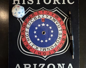 Patriotic Flag Cipher Wheel Diana Cryptosystem