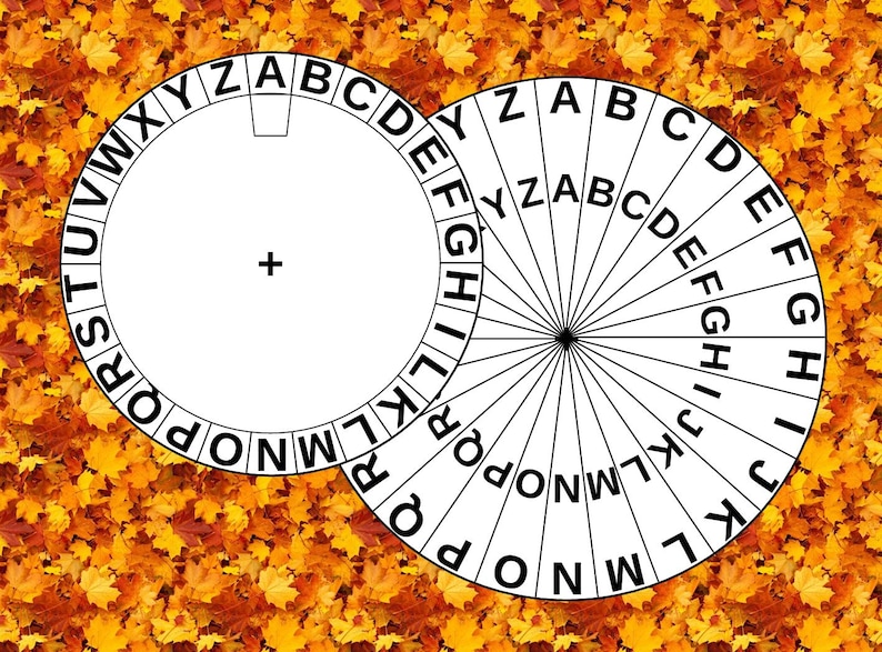 Caesar Cipher Wheel Code Disk image 1